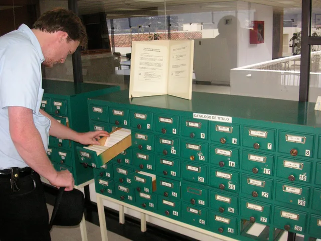 Actual card catalogue. Community platforms search: how catalogs make terms findable