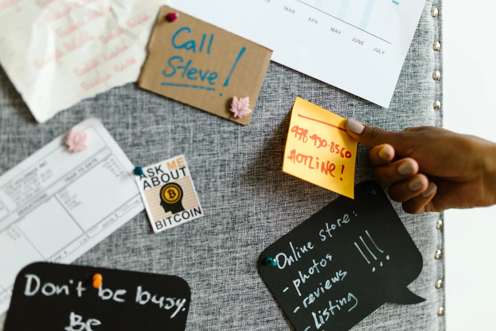 A bulletin board filled with notes, reminders, and motivational quotes, showcasing creativity and organization. Major social networks by year: four shifts in who sees what